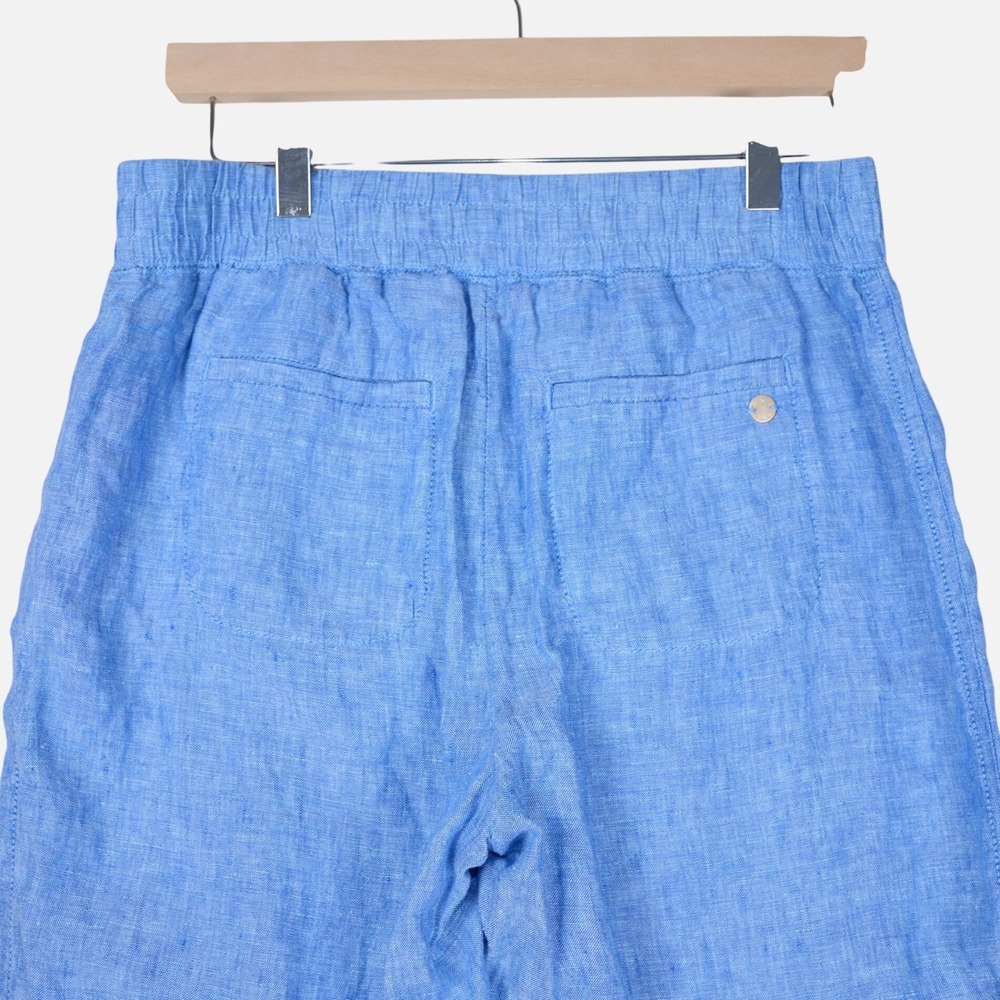 Lilly Pulitzer Deri Linen Palazzo Pants Beckon Blue Small NWT 010259 - Picture 6 of 13